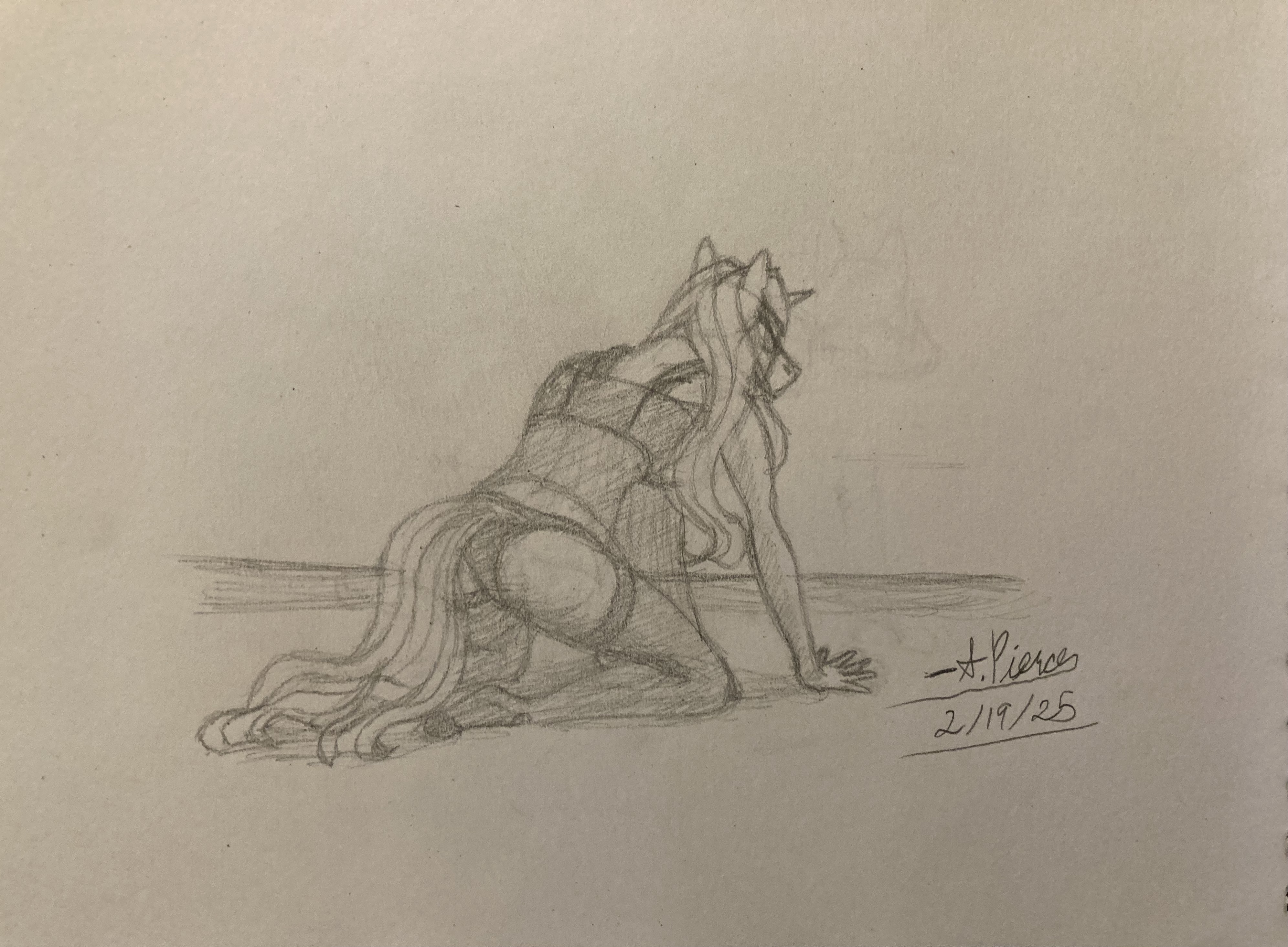 Anthro Sunset Shimmer in Lingerie